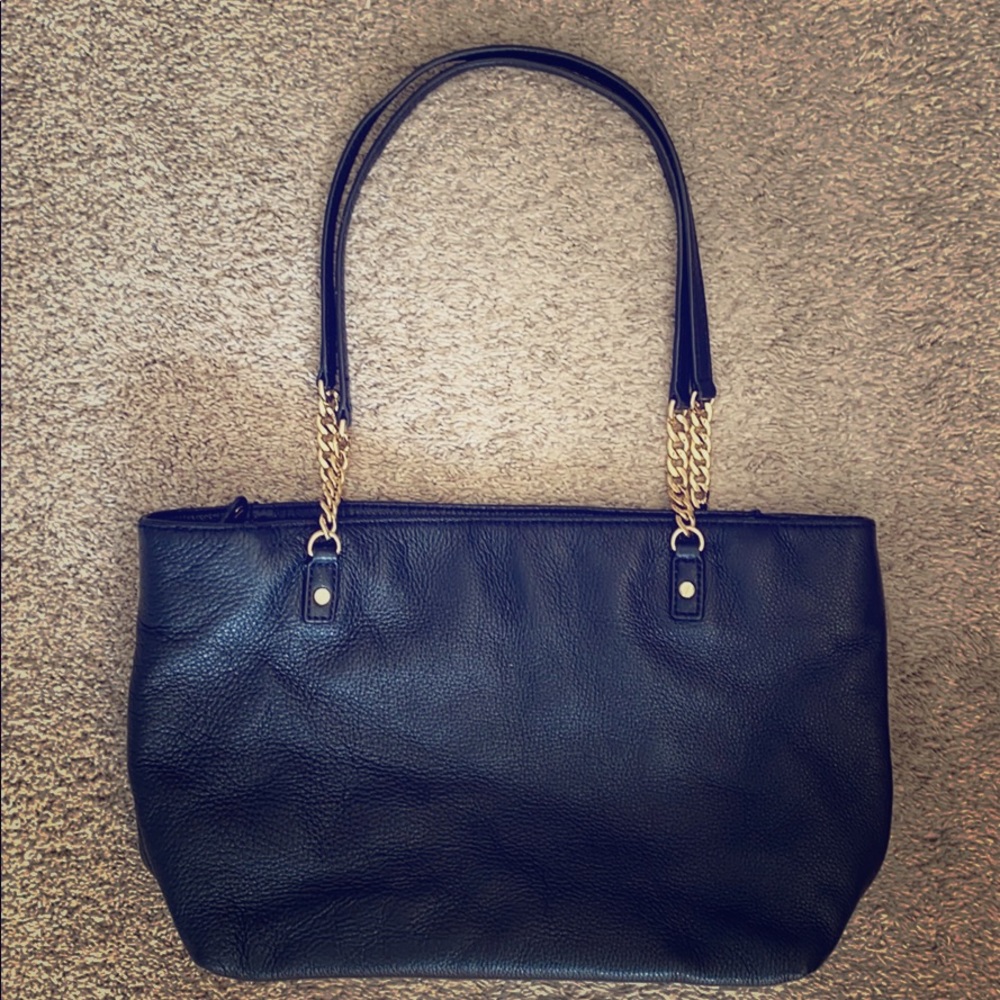 Michael Kors Black Leather Tote